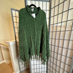 NWT LuLaRoe Mimi Green Women's Chenille Wrap